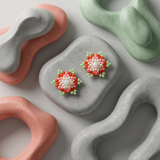 Mint & Coral Star